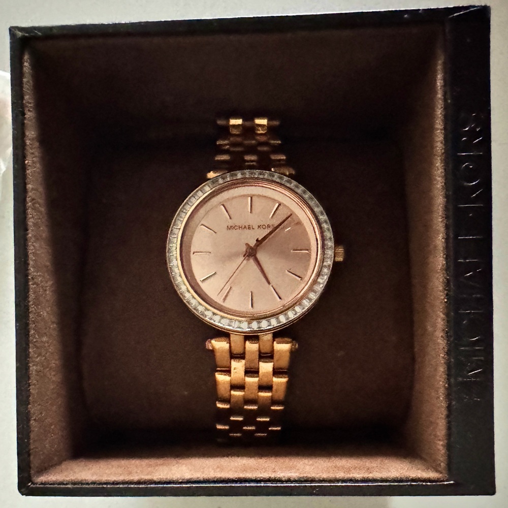 Michael Kors Original MK3366 Women's Darci Rose Gold Stainless Steel Watch